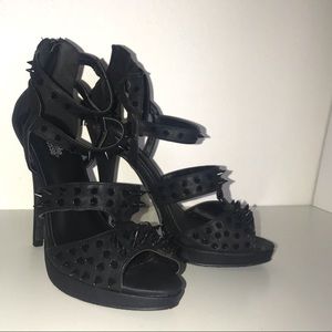 Black Spikey/Spiked heels